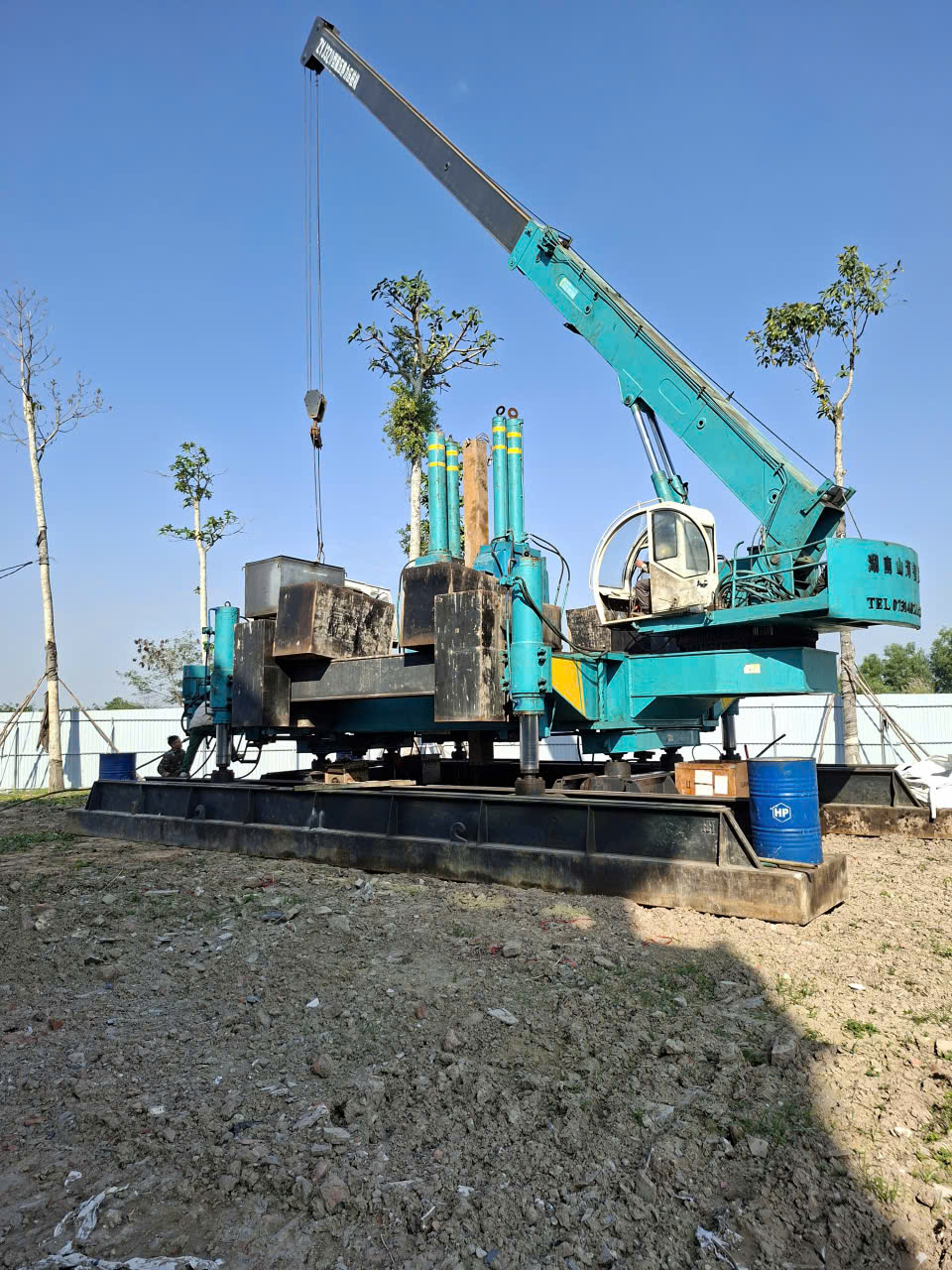 Thi công ép cừ các loại